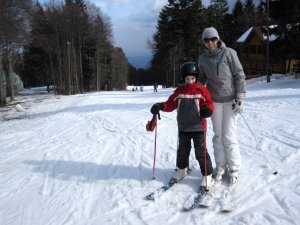 síelés, farsang 013