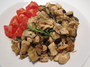 rozmaringos padlizsán